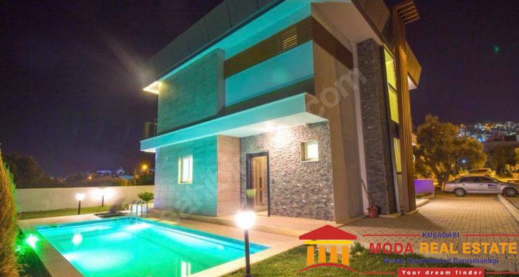 KUŞADASI KADINLAR DENİZİNDE SATILIK 4+1 AKILLI MÜSTAKİL VİLLALAR