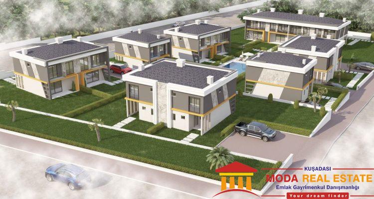 GÜZELÇAMLI MERKEZDE DENİZE 650 MESAFESİNDE 3+1 LÜKS VİLLALAR